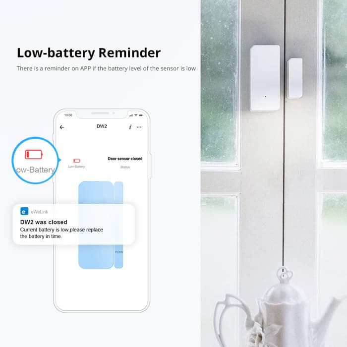 SONOFF DW2-Wi-Fi – Wireless Door/Window Sensor thumbnail 4
