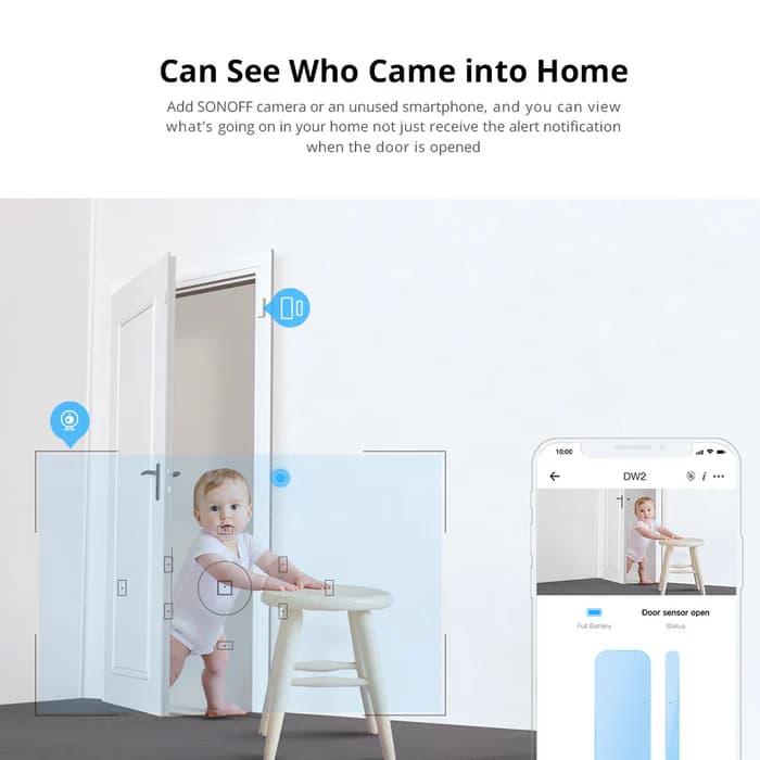 SONOFF DW2-Wi-Fi – Wireless Door/Window Sensor thumbnail 3