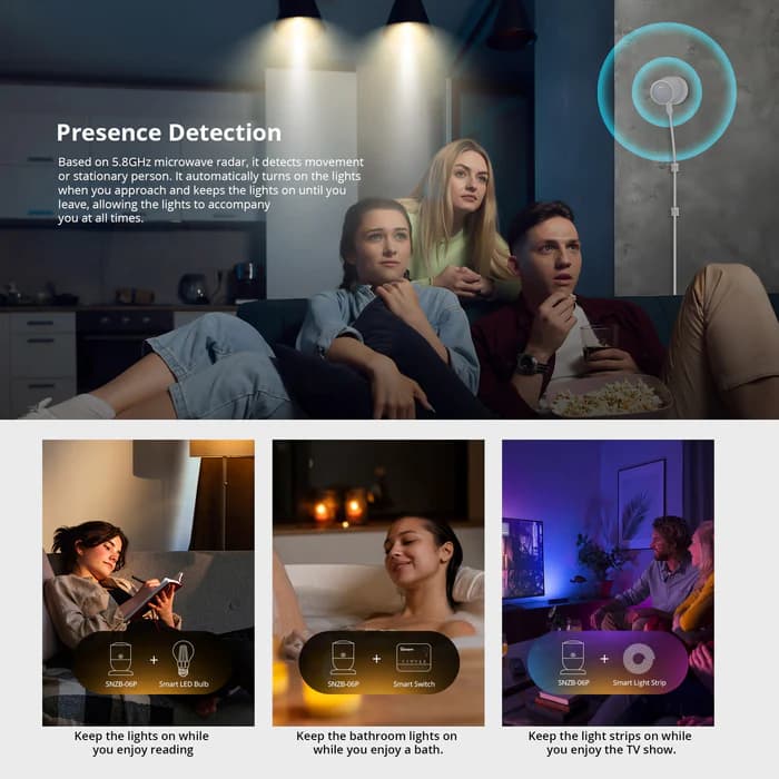 SONOFF Zigbee Human Presence Sensor | SNZB-06P thumbnail 9