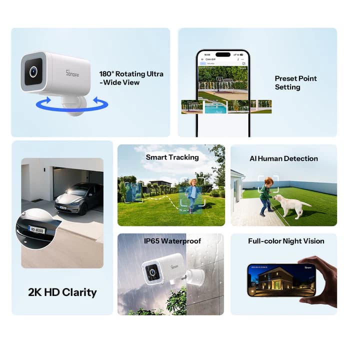 SONOFF CAM Outdoor Smart Security Camera | CAM-B1P thumbnail 6