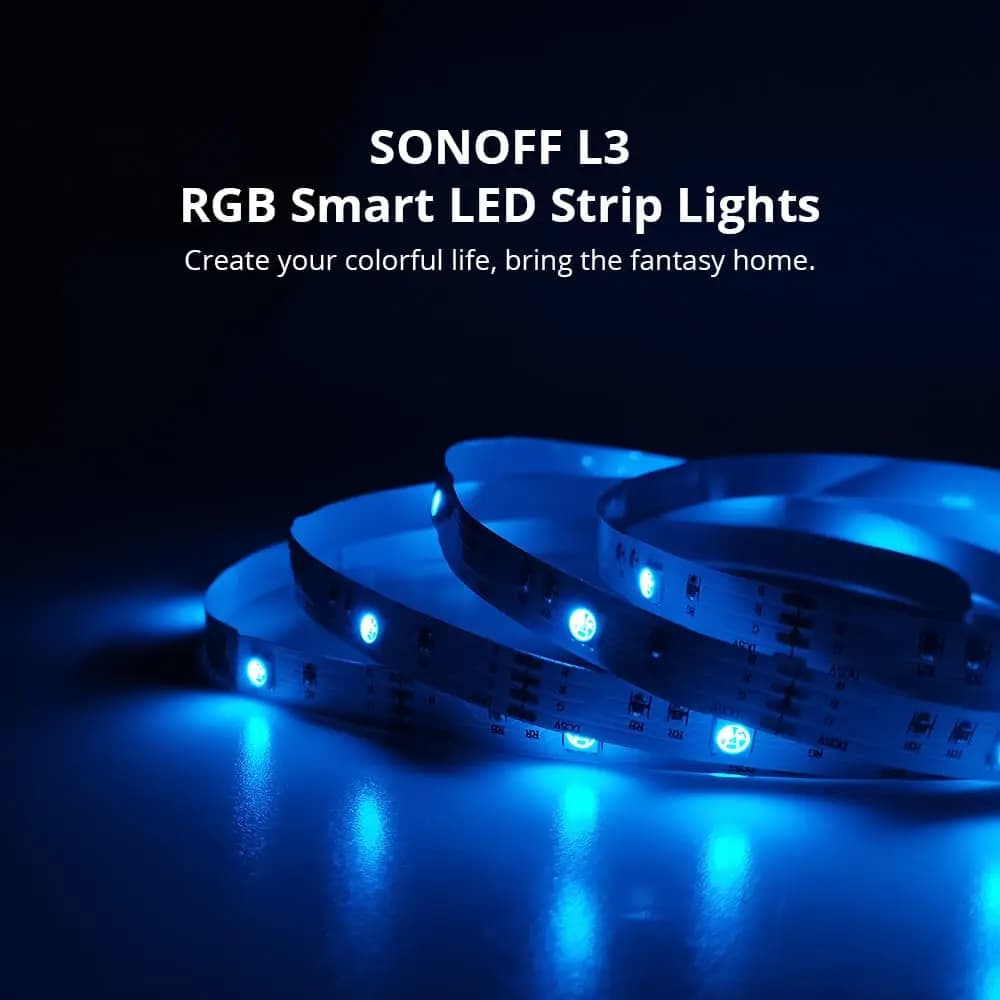 SONOFF L3 RGB Smart LED Strip Lights-5M/16.4Ft thumbnail 2