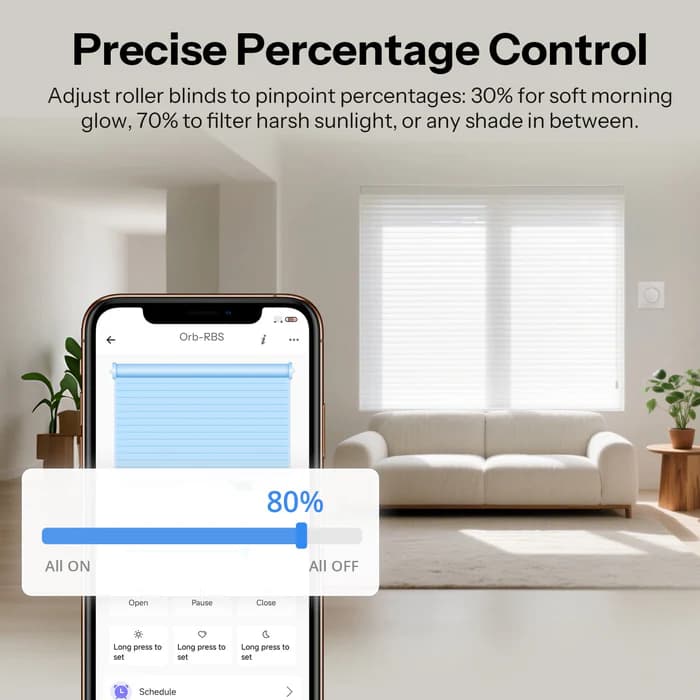 SONOFF Fusion Series Orb-RBS Matter Over WiFi Smart Roller Shutter Wall Switch | MINI-RBS-E thumbnail 5
