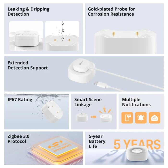 SONOFF Zigbee Water Leak Sensor | SNZB-05P thumbnail 5