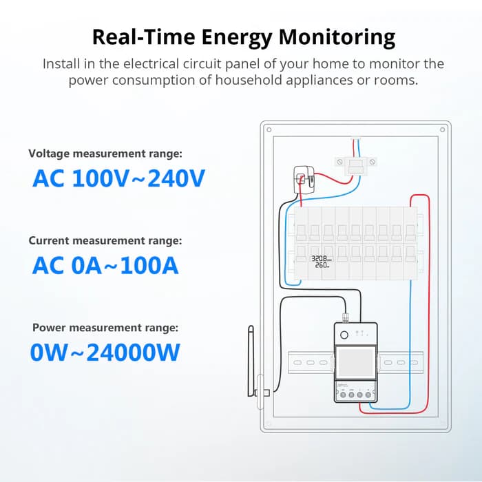 SONOFF POW Ring Smart Power Meter | POWCT thumbnail 5