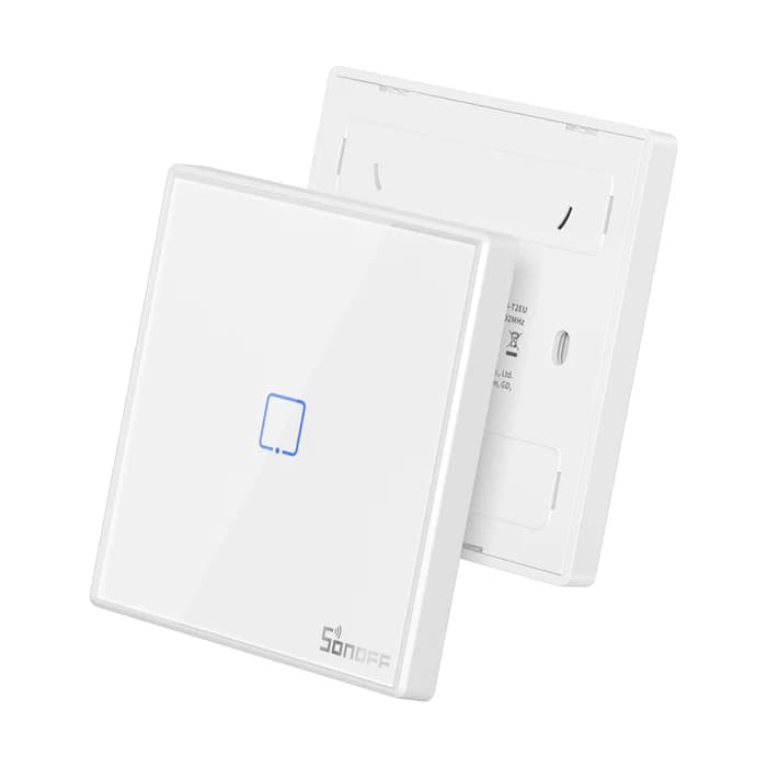 SONOFF T2EU-RF – Wall Panel Sticky 433MHz Wireless RF Remote 1-3 Gang