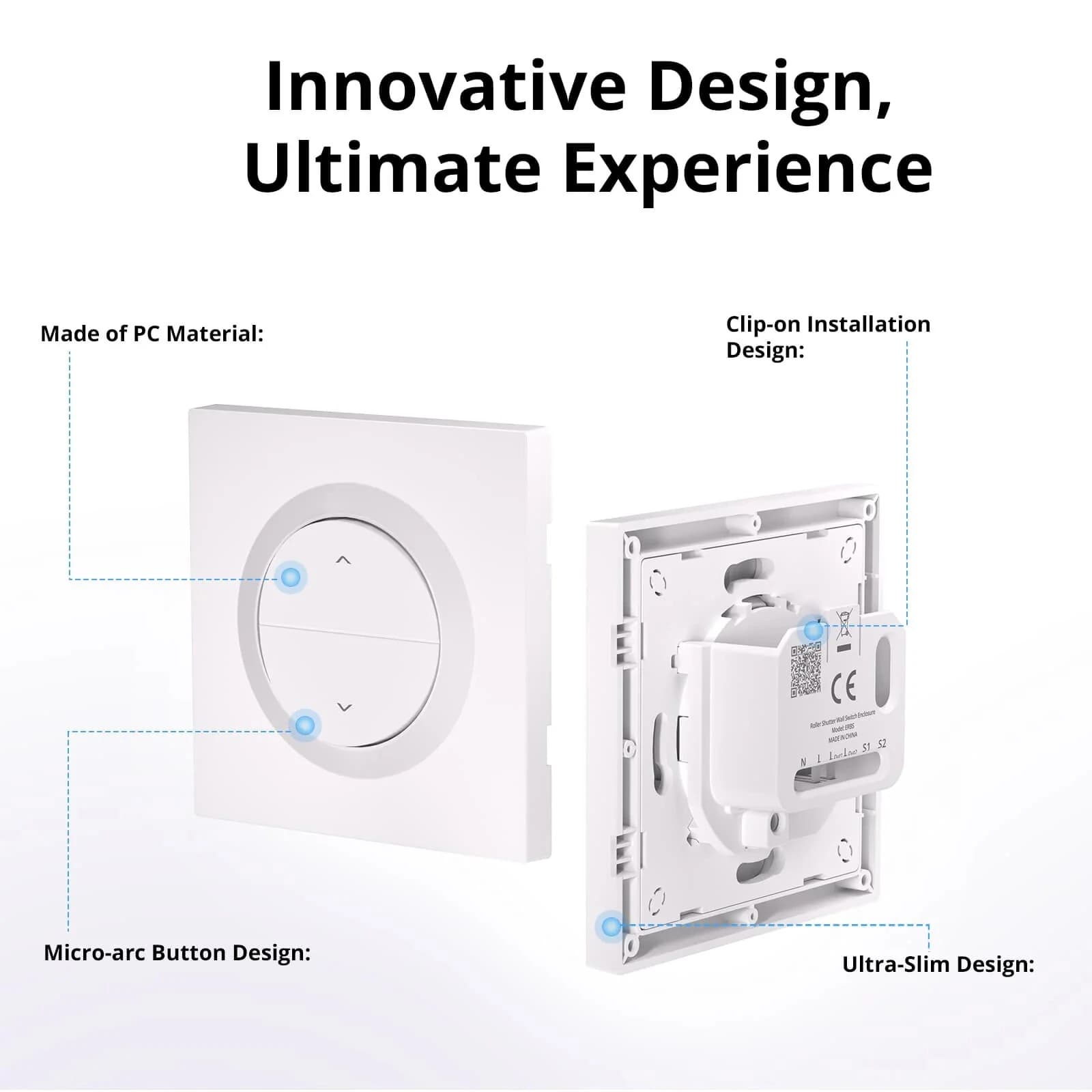 SONOFF Fusion Series Roller Shutter Wall Switch Enclosure | ERBS thumbnail 4