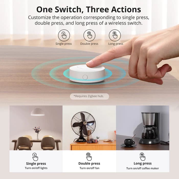 SONOFF Zigbee Wireless Switch | SNZB-01P thumbnail 3