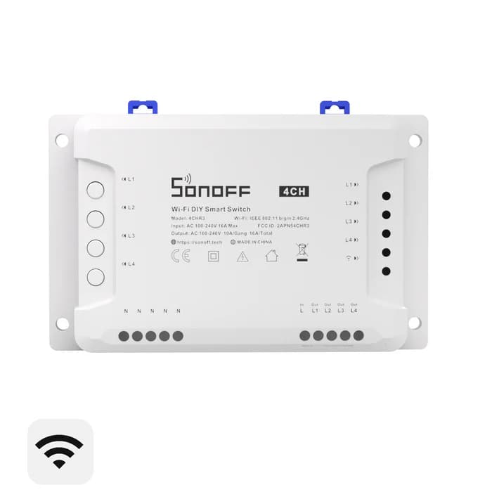 SONOFF 4CHR3 & 4CHPROR3 4-gang Wi-Fi Smart Switch