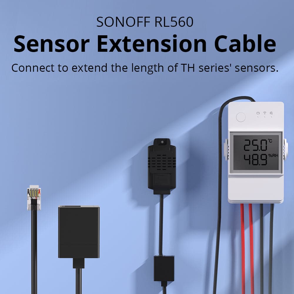 SONOFF RL560 5M Sensor Extension Cable for RJ9 4P4C Sensor - featured 1